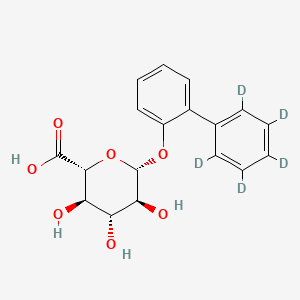 molecular formula C18H18O7 B13843810 o-Phenylphenol-d5 Glucuronide 