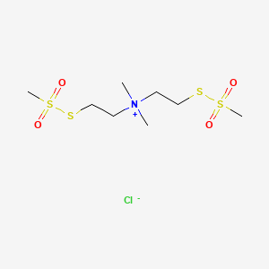 molecular formula C8H20ClNO4S4 B13843820 Bis-(2-methanethiosulfonatoethyl)dimethylammonium Chloride 