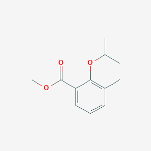 molecular formula C12H16O3 B13843867 Methyl 3-methyl-2-propan-2-yloxybenzoate 