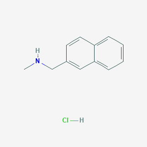 molecular formula C12H14ClN B13843909 Methyl-2-naphthalenemethylamine Hydrochloride 
