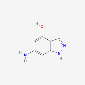 molecular formula C7H7N3O B1384393 6-Amino-4-hydroxy-1H-indazole CAS No. 885518-71-8