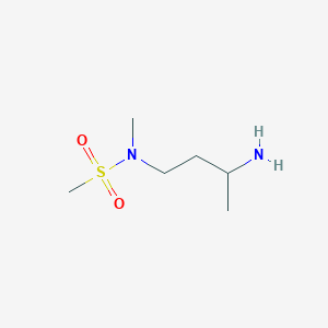 molecular formula C6H16N2O2S B13843932 N-(3-aminobutyl)-N-methylmethanesulfonamide 