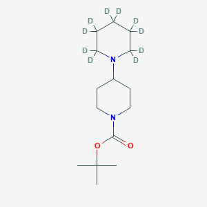 molecular formula C15H28N2O2 B13843968 tert-butyl 4-(2,2,3,3,4,4,5,5,6,6-decadeuteriopiperidin-1-yl)piperidine-1-carboxylate 