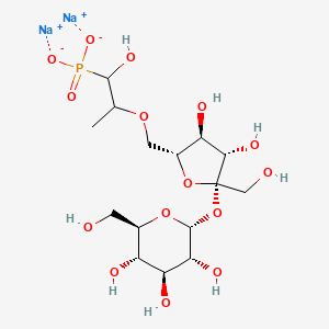 molecular formula C15H27Na2O15P B13843975 Fosfomycin-sucrose Ether Disodium Salt 