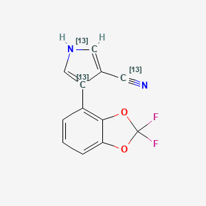 molecular formula C12H6F2N2O2 B13843991 D-Threonine 1,1-Dimethylethyl Ester Hydrochloride 