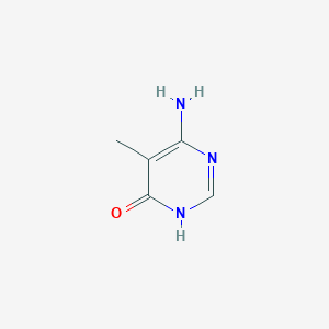 molecular formula C5H7N3O B1384406 6-氨基-5-甲基-1,4-二氢嘧啶-4-酮 CAS No. 53557-50-9