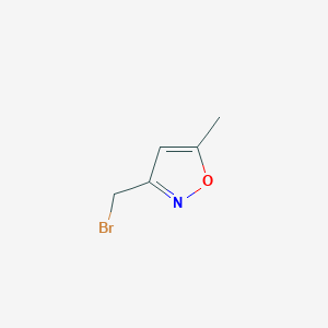 B138441 3-(Bromomethyl)-5-methylisoxazole CAS No. 130628-75-0