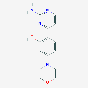 2-(2-Aminopyrimidin-4-YL)-5-morpholinophenol