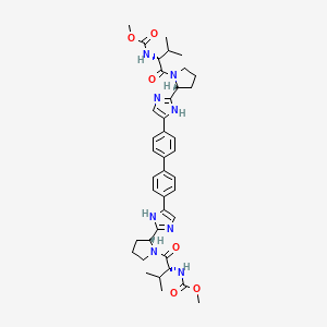 molecular formula C40H50N8O6 B13844246 Daclatasvir RRRR Isomer 