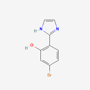 5-Bromo-2-(1H-imidazol-2-yl)phenol