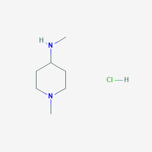 molecular formula C7H17ClN2 B13844260 N,1-dimethyl-4-Piperidinamine hydrochloride 