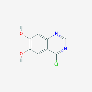 molecular formula C8H5ClN2O2 B1384428 4-Chloroquinazoline-6,7-diol CAS No. 1145671-36-8