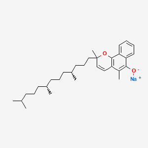 molecular formula C31H45NaO2 B13844341 Sodium 2,5-Dimethyl-2-((4R,8R)-4,8,12-trimethyltridecyl)-2H-benzo[h]chromen-6-olate 