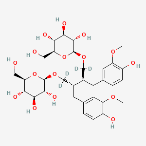 molecular formula C32H46O16 B13844397 rac Secoisolariciresinol Diglucoside-d4 