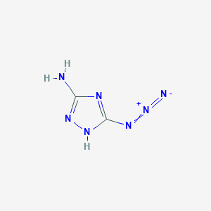 molecular formula C2H3N7 B1384446 3-azido-1H-1,2,4-triazol-5-amine CAS No. 224033-01-6