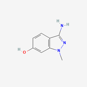 molecular formula C8H9N3O B1384447 3-amino-1-methyl-1H-indazol-6-ol CAS No. 1031876-62-6
