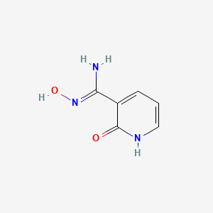 molecular formula C6H7N3O2 B1384451 3-[Amino(hydroxyamino)methylidene]-2,3-dihydropyridin-2-one CAS No. 92914-72-2