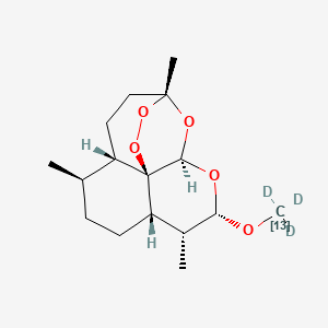 molecular formula C16H26O5 B13844520 Artemether-13C, d3 