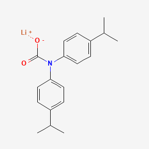 molecular formula C19H22LiNO2 B13844535 Lithium Bis(4-isopropylphenyl)carbamate 
