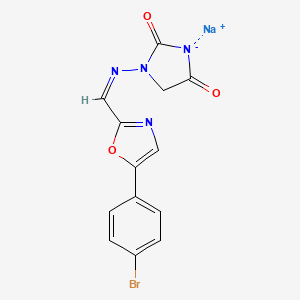 molecular formula C13H8BrN4NaO3 B13844541 Azumolene Sodium Salt 