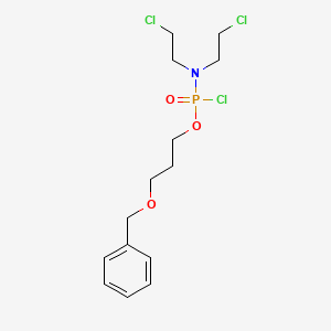 molecular formula C14H21Cl3NO3P B13844595 Desamino-Chloro O-Benzyl Alcophosphamide 