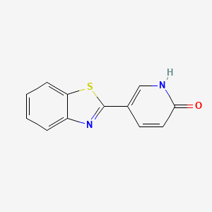 molecular formula C12H8N2OS B1384461 5-(1,3-Benzothiazol-2-yl)-2-pyridinol CAS No. 54628-01-2