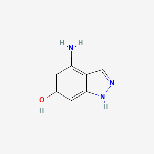 molecular formula C7H7N3O B1384462 4-Amino-1H-indazol-6-ol CAS No. 885518-79-6