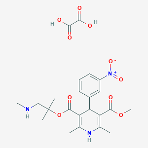 molecular formula C23H29N3O10 B13844636 N-Des(3,3-Diphenylpropyl) Lercanidipine Oxalate CAS No. 957214-95-8