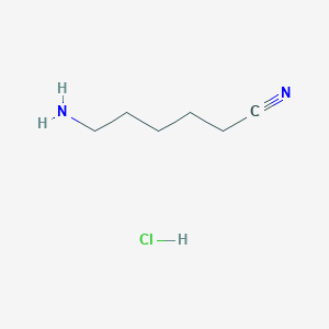 molecular formula C6H13ClN2 B13844645 6-Aminohexanenitrile hydrochloride 