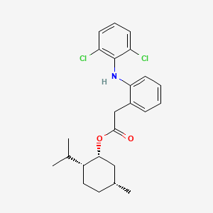 molecular formula C24H29Cl2NO2 B13844677 Diclofenac Levomenthol Ester 