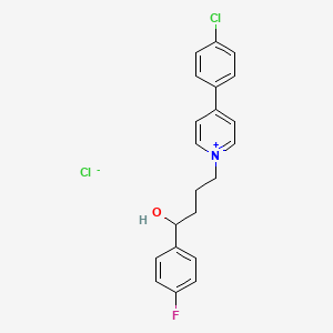 molecular formula C21H20Cl2FNO B13844708 RHPP+ ion Chloride 