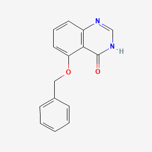 molecular formula C15H12N2O2 B1384473 5-(Benzyloxy)-3,4-dihydroquinazolin-4-one CAS No. 1432681-49-6