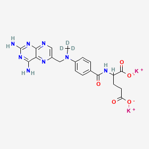 molecular formula C20H20K2N8O5 B13844748 DL-Methotrexate-d3 dipotassium salt 