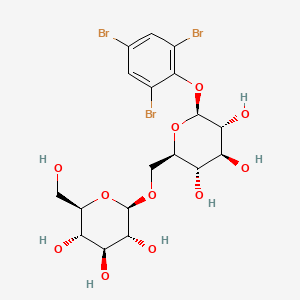 molecular formula C18H23Br3O11 B13844767 2,4,6-tribromo-beta-Pyranose 