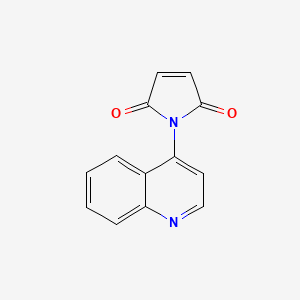 molecular formula C13H8N2O2 B13844806 N-(4-Quinolyl)maleimide 