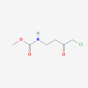 molecular formula C6H10ClNO3 B13844816 methyl N-(4-chloro-3-oxobutyl)carbamate 