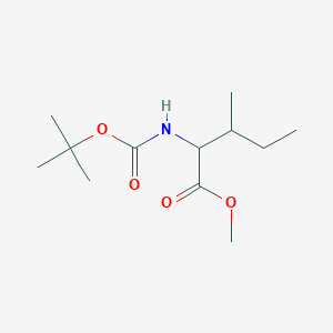 molecular formula C12H23NO4 B13844829 Tert-butyl 1-(methoxycarbonyl)-2-methylbutylcarbamate 