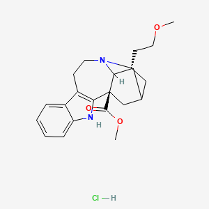 molecular formula C22H29ClN2O3 B13844836 (+)-18-Methoxycoronaridine hydrochloride 