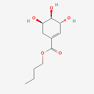 molecular formula C11H18O5 B13844851 butyl (3R,4R,5R)-3,4,5-trihydroxycyclohexene-1-carboxylate 
