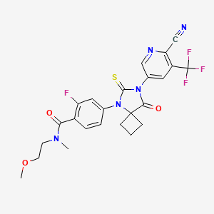 molecular formula C24H21F4N5O3S B13844869 N-(2-methoxyethyl) Apalutamide 