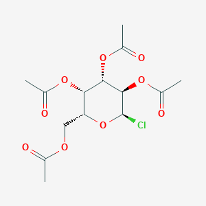 molecular formula C14H19ClO9 B138449 2,3,4,6-Tetra-o-acetyl-alpha-d-galactopyranosyl chloride CAS No. 14227-87-3