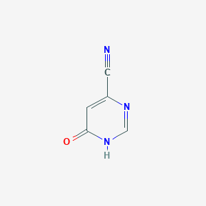 molecular formula C5H3N3O B1384493 4-Cyano-6-hydroxypyrimidine CAS No. 1192064-61-1