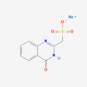 molecular formula C9H7N2NaO4S B1384497 Sodium (4-oxo-3,4-dihydroquinazolin-2-yl)methanesulfonate CAS No. 1181458-13-8