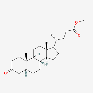 molecular formula C25H40O3 B13845020 Methyl-3-keto-5Beta-cholan-24-oate 