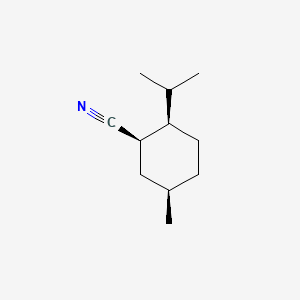 molecular formula C11H19N B13845025 (1R,2R,5R)-2-Isopropyl-5-methylcyclohexanecarbonitrile 