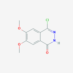 molecular formula C10H9ClN2O3 B13845038 4-Chloro-6,7-dimethoxyphthalazin-1-ol 