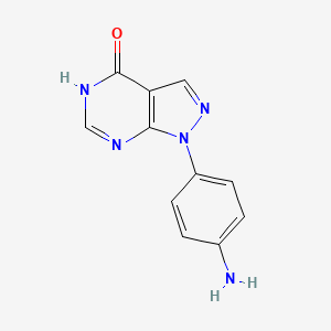 1-(4-aminophenyl)-1H,4H,5H-pyrazolo[3,4-d]pyrimidin-4-one
