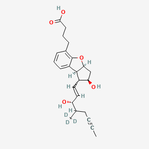 molecular formula C24H30O5 B13845155 Beraprost-d3 