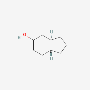 molecular formula C9H16O B13845237 trans-rel-(3R,7R)-Octahydro-1H-inden-5-ol 