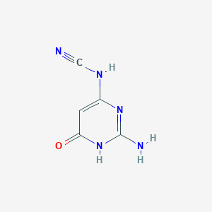 (2-Amino-6-oxo-1,6-dihydropyrimidin-4-yl)cyanamide